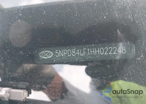 2017 Hyundai Elantra Se z USA, uszkodzony, nr VIN 5NPD84LF1HH022248